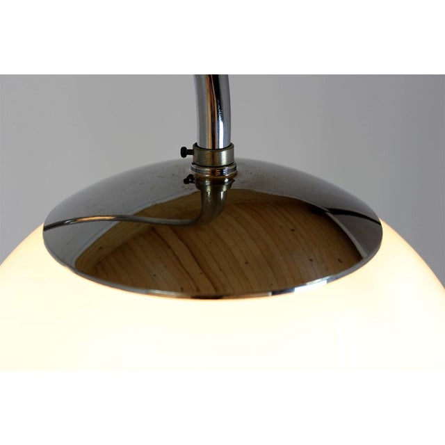 Brown Art Deco Bauhaus Floor Lamp, 1940s For Sale - Image 8 of 18