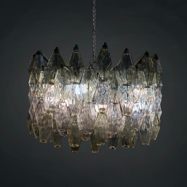 Venini Mid-Century Modern Italian Pendant Light by Carlo Scarpa for Venini, 1960s For Sale - Image 4 of 14