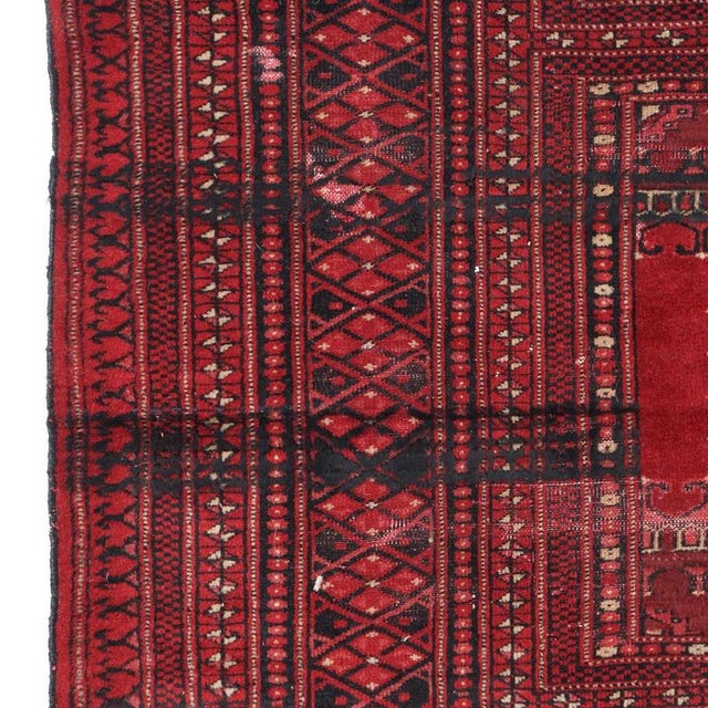 Afghanistan Bukhara Rug in Wool For Sale - Image 5 of 7