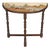 Rufus Porter Style Folk Art Demilune Side Table For Sale