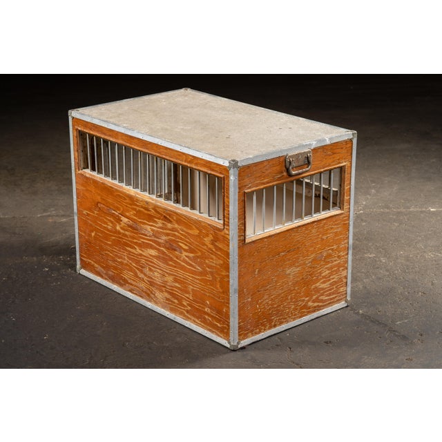 Vintage Wooden Nyc Dog Pound Kennel by Kroyer Crates For Sale - Image 9 of 9