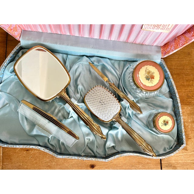 Vintage 7 Piece Vanity Set 1930's For Sale - Image 11 of 13