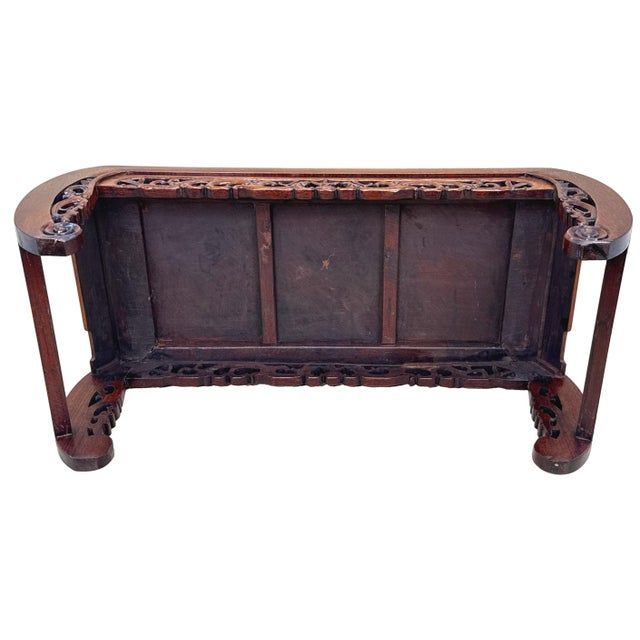 19th Century Oriental Hardwood Opium Coffee Table, 1880 For Sale - Image 3 of 13