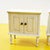 Pair of white vintage bedside tables height: 61 width: 58 depth: 31 additional information style: vintage production...