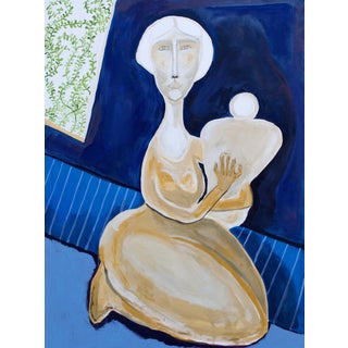 "Mater" Abstract Acrylic Painting For Sale