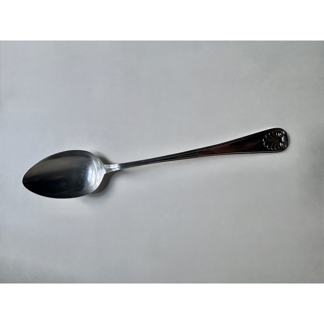 1960s Sheffield, England for Eisenberg-Lozano Silver Plate Buffet Spoon For Sale - Image 12 of 18