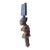Early 20th Century Yoruba Shango Figure Wand Kneeling Nigeria For Sale