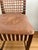 Vintage Woven Leather and Wood Counter Stool For Sale - Image 11 of 16