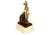 Brown Art Nouveau Allegorical Female Nude, Early 20th Century, Gilt Bronze Sculpture For Sale - Image 8 of 10