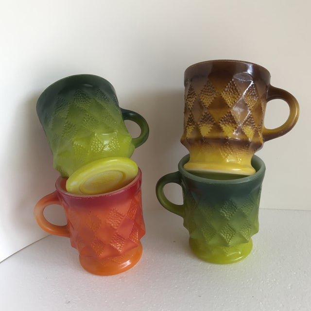 MidCentury Fire King Mugs Set of 4 Chairish