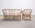 Pair of McGuire Organic Modern Cerused Twisted Rattan Settee and Lounge Chair For Sale - Image 13 of 18