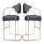 1940s Empiric Leather Lawatch Bar Stools- a Pair For Sale