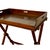 19th Century Mahogany Serving Tray on Folding Stand For Sale - Image 4 of 7
