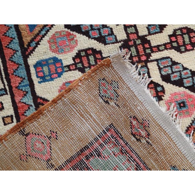 Antique Sarab Runner 3'8"x12' For Sale - Image 4 of 4