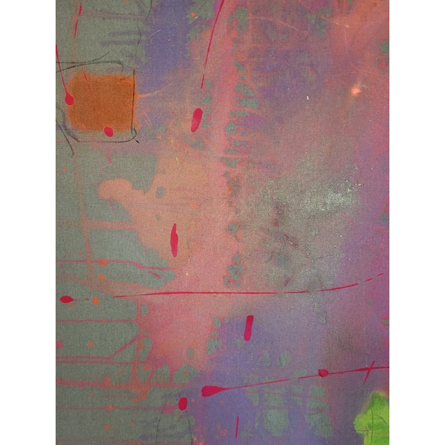 Early 21st Century Stefanie Raus, Neon Frequency III 1029, 2025, Canvas For Sale - Image 5 of 8