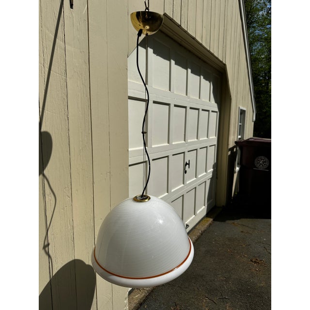 Vintage 1960s Murano Glass Hanging Fixture For Sale - Image 4 of 11