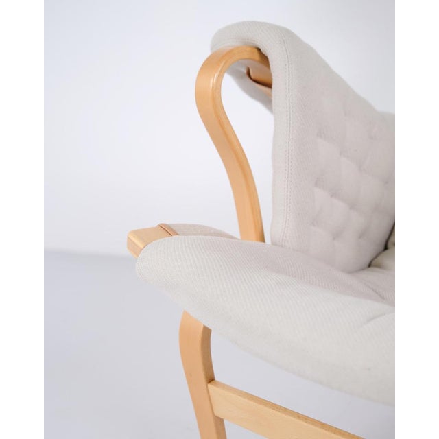 Set of Pernilla Chair with Ottoman by Bruno Mathsson for Dux, 2004 For Sale - Image 12 of 16