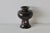 Vintage Black Pink Orange Green Yellow Pink Purple Marble Fluted Vase For Sale - Image 4 of 14