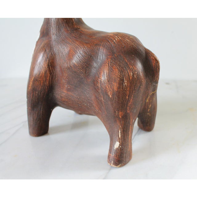 Mid-Century Ceramic Pottery Ram Figure For Sale - Image 11 of 12