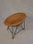 this Mid-Century woven basket chair has a great look with the bent metal base. Basket is in great condition and very...