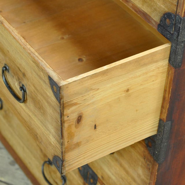 Late 19th Century Japanese Tansu Chest of Drawers, 1870 For Sale - Image 5 of 14
