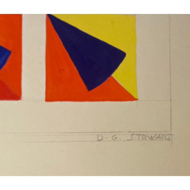Studies in color and shapes by DG Stewart. Signed lower right. Combined shipping available, please inquire. Shipping times...