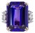 Aaa 11.9Ct Tanzanite Ring With Natural Diamonds Accent: Solid 14k Gold, 16x12mm, Size 6.75 For Sale