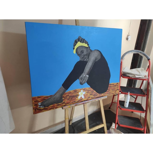 The work “Broken” is a raw, intimate exploration of emotional collapse and the vulnerability that follows profound pain....