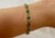 7 Carat Natural Brazil Emerald and Diamond Tennis Bracelet 14 Karat Yellow Gold For Sale - Image 9 of 18