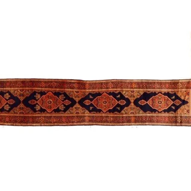 Persian 1910s Persian Mishan Malayer Palace Runner For Sale - Image 3 of 12