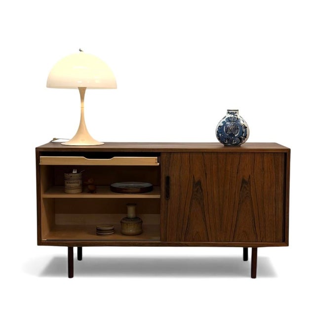 Brown Danish Sideboard by Poul Hundevad for Hundevad & Co., Denmark, 1960s For Sale - Image 8 of 14