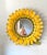 Glass 1970s Sunflower Framed Wall Mirror For Sale - Image 7 of 7