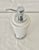 Vintage Restoration Hardware Lido Collection Ceramic Soap Dispenser - White & Chrome Excellent Condition. For Sale In Denver - Image 6 of 8