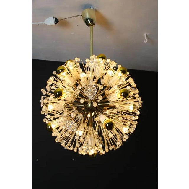 Snowflake Chandelier by Emil Stejnar for Nikoll, 1950s For Sale - Image 12 of 16