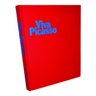 Vintage 1980 “Viva Picasso” Coffee Table Studio Book For Sale