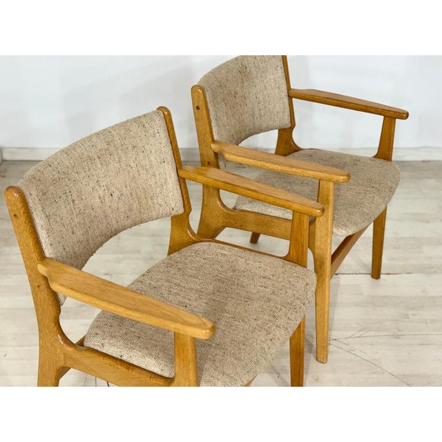 Mid-Century Danish Dining Armchairs by Erik Buch, Set of 2 For Sale - Image 6 of 14