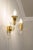 Gold Vintage Wall Lamp with Two Lights, 1970s For Sale - Image 8 of 8