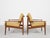 This pair of easy chairs is designed by Arne Vodder and manufactured by Glostrup in Denmark in the 1960s. There is an old...