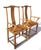 Contemporary Pair of Vintage Official's Hat Armchairs For Sale - Image 3 of 3