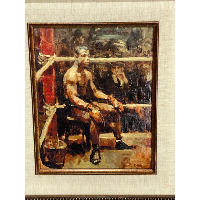 The Boxer — After Isaac Israëls, C. 1914 — Hand-Textured Fine Art Print For Sale - Image 9 of 12