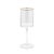 Update your glassware collection with this set of Ottica Wine Glasses. Decorated with gold tone rims, these clear glasses...