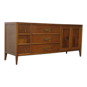 Fancher Furniture Mid Century Modern Low Dresser Bathroom Vanity