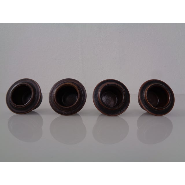 1960s Russian Egg Cups by Ulla Procope for Arabia, 1960s, Set of 4 For Sale - Image 5 of 12