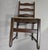 Rustic Farmhouse Ladderback Dining Chairs in Oak with Rush Seats, Set of 2 For Sale - Image 6 of 18