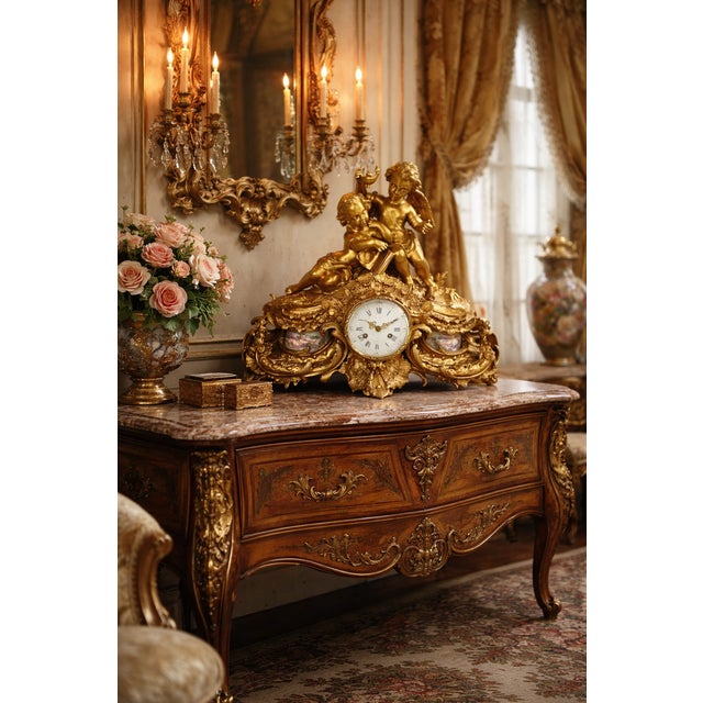 Date/Period: Circa 1860s, Mid-19th Century / Second Empire Maker/Brand: Japy Frères et Cie (signed), Guiche Palais Royal...