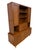 Elevate your space with this stunning 1960s Lane Mid-Century Modern two-piece walnut storage cabinet. Crafted in rich...