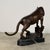 Bronze Bronze Mountain Lion (Puma) Sculpture on Marble – Big Cat Statue – 17” H For Sale - Image 8 of 10