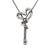Modern Jose Hess the Squiggle Collection 950 Platinum 0.15ct Round Diamond Necklace For Sale - Image 3 of 8