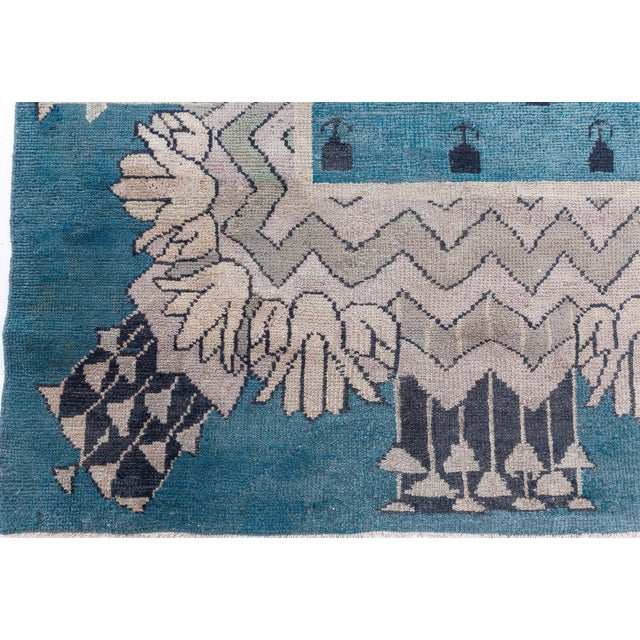 Mid 20th Century Viennese Secessionist Rug Doris Leslie Blau For Sale - Image 5 of 7