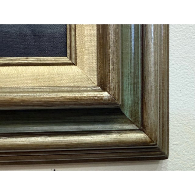 Textile Vintage Oil on Canvas Still Life by Thomas Kerwick (1923-2015) For Sale - Image 7 of 10